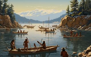 How did the presence of Lake Tahoe impact Native American civilizations?